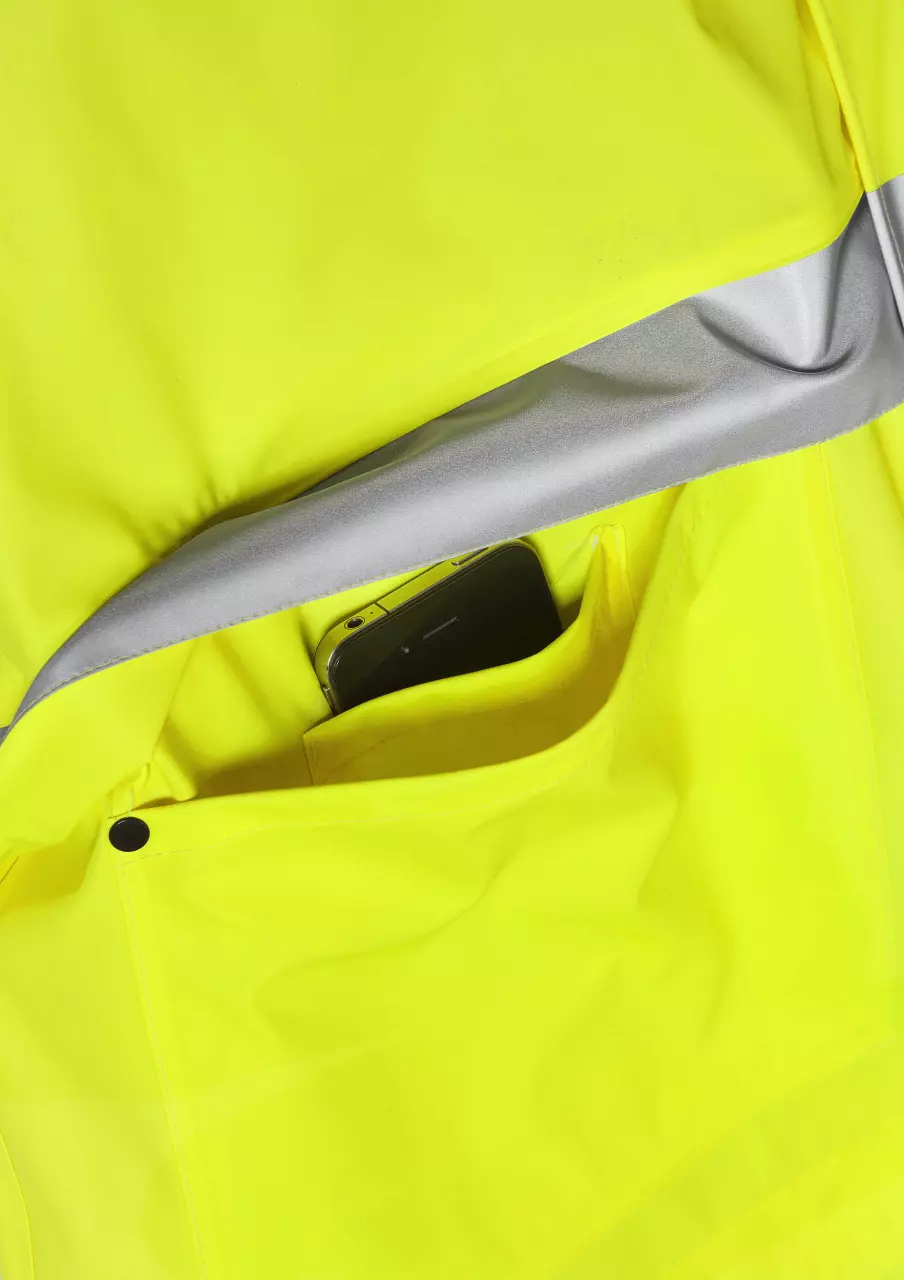 Fristads 101038-130, High vis Palosuojattu sadetakki luokka 3 4845 RSHF, image 4, gallery thumbnail