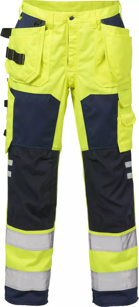 Fristads 100974-171, High vis Construction Pants Class 2, 2025 PLU, image 1, gallery thumbnail