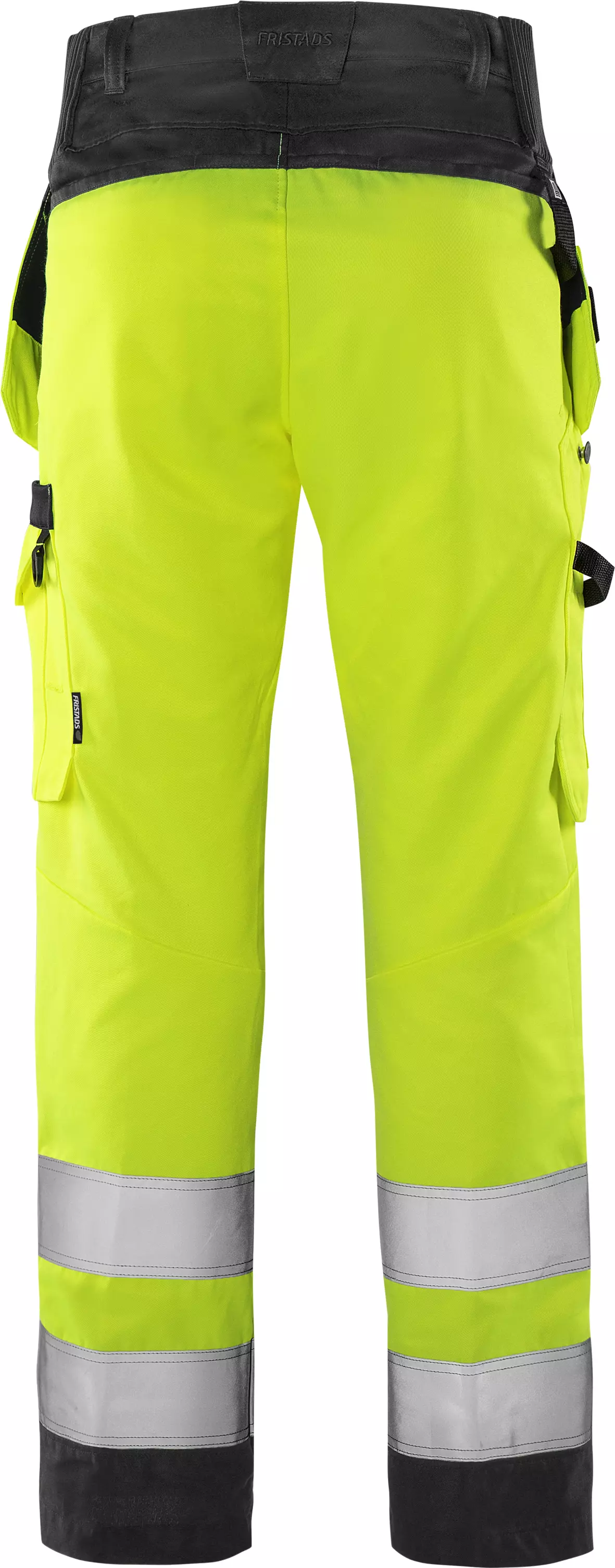 Fristads 131981-196, High vis Green Construction Pants Class 2 2641 GPLU, image 2
