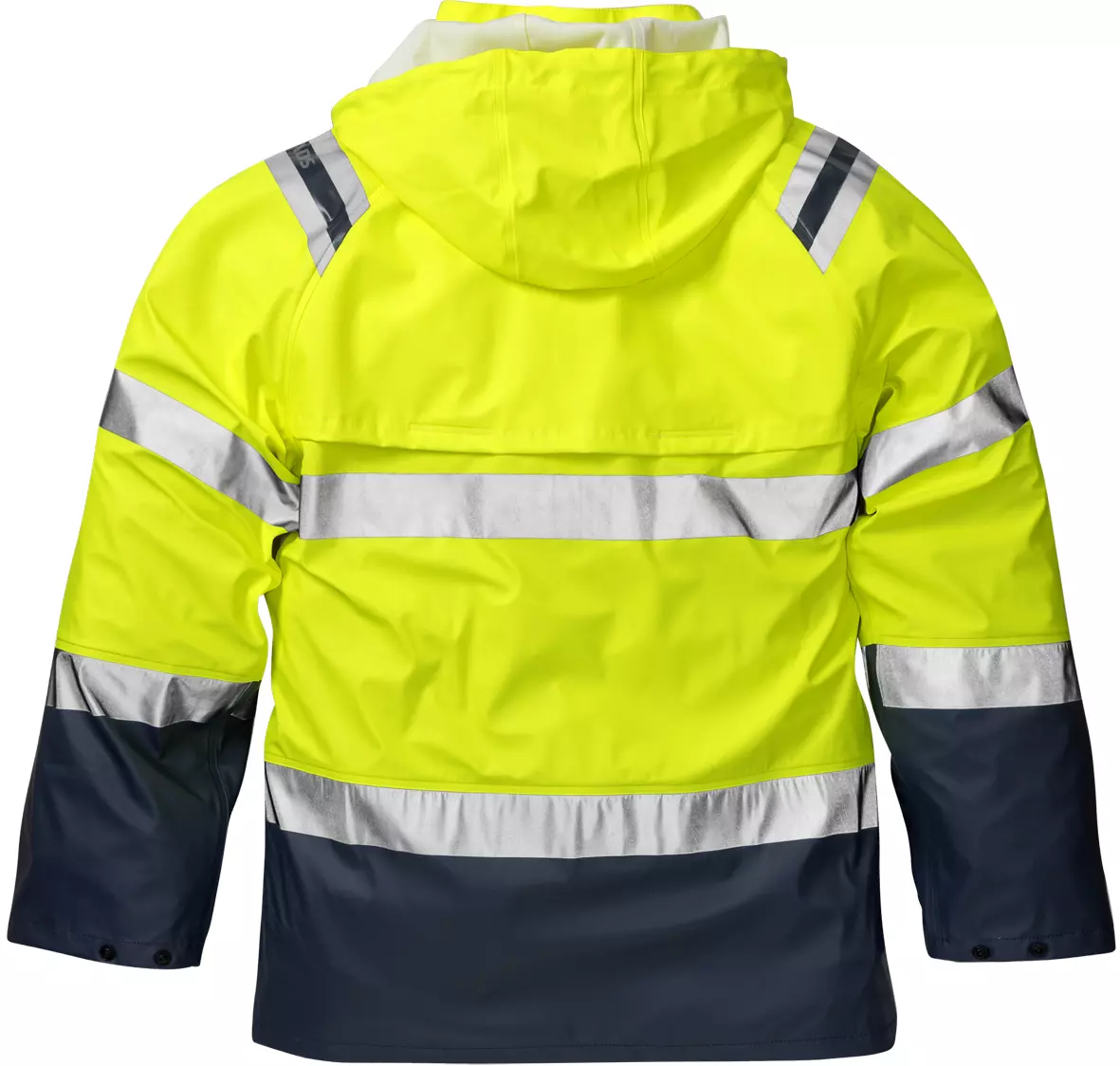 Fristads 114041-171, High vis Rain Coat Class 3 4634 RS, image 2