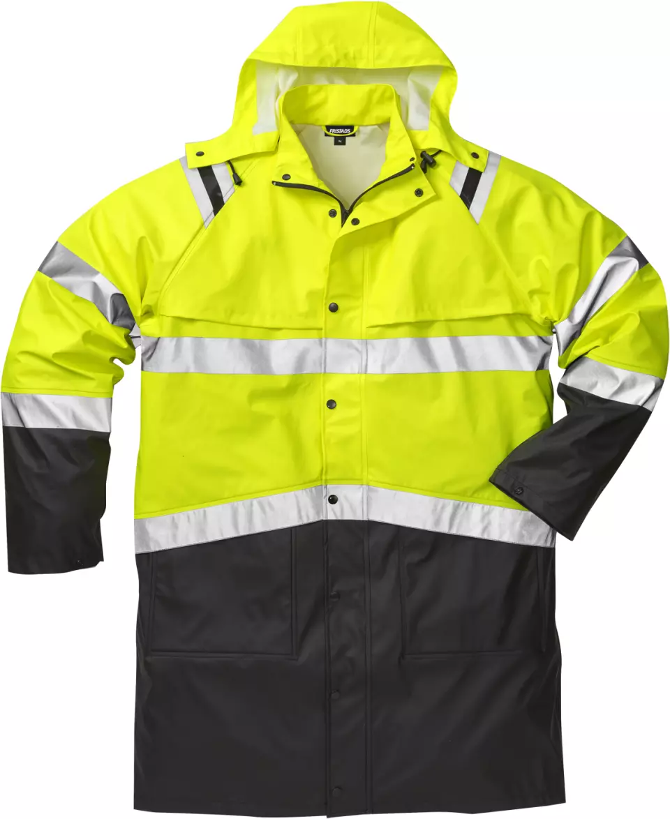 Fristads 114040-196, High vis Rain Coat Class 3 4634 RS