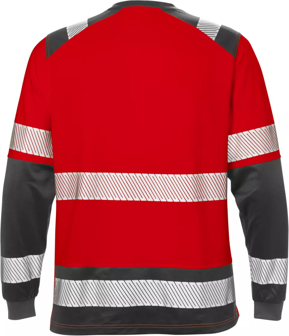 Fristads 129514-396, High vis långärmad t-shirt klass 2 7457 THV, image 2, gallery thumbnail