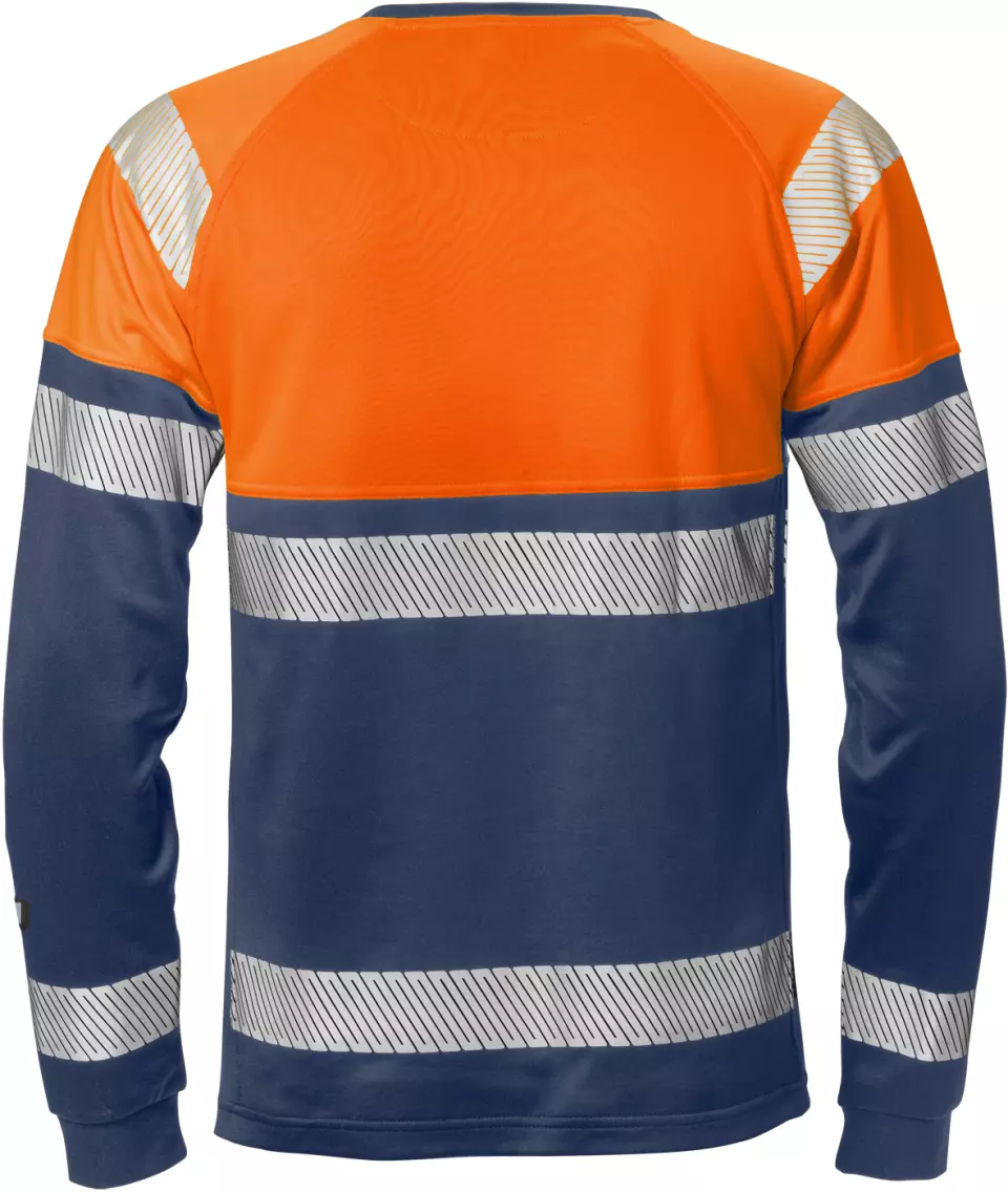 Fristads 129513-271, High vis pitkähihainen t-paita luokka 1 7519 THV, image 2, gallery thumbnail