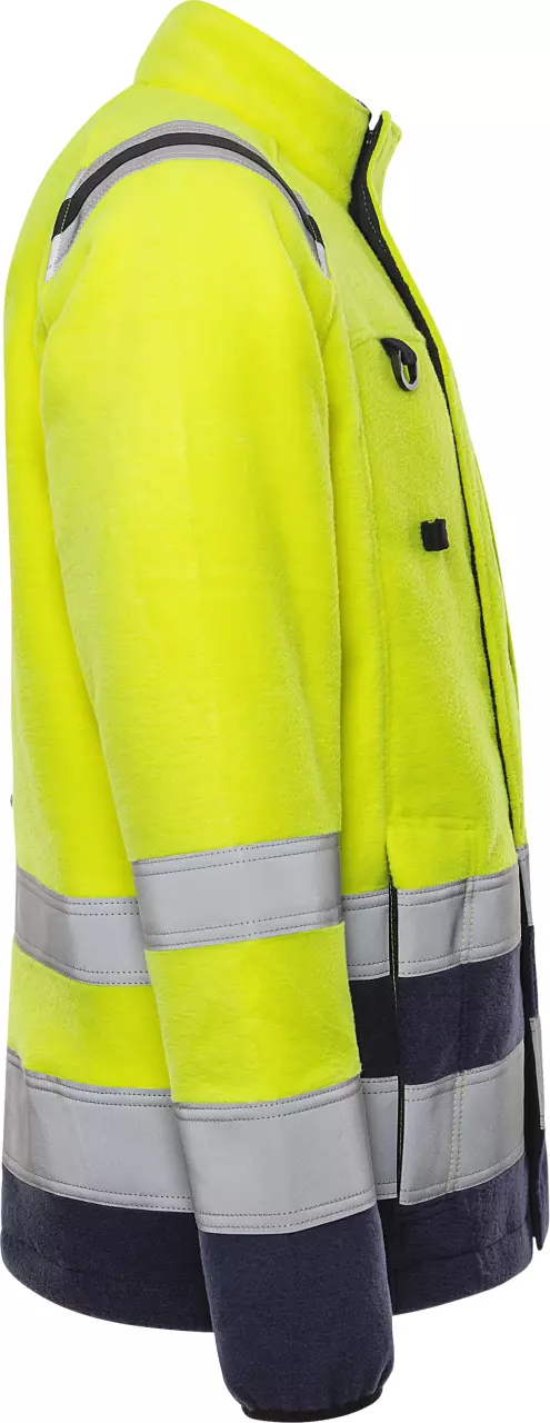 Fristads 122233-171, Flame Retardant Flamestat High Vis Fleece Jacket Class 3 4063 ATF, image 4, gallery thumbnail