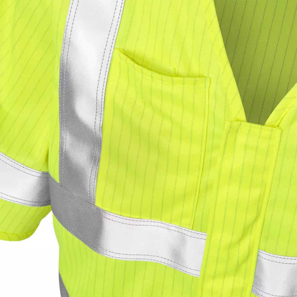 Fristads 124295-130, High vis Flame Retardant Vest Class 3 5023 FHA, image 4, gallery thumbnail