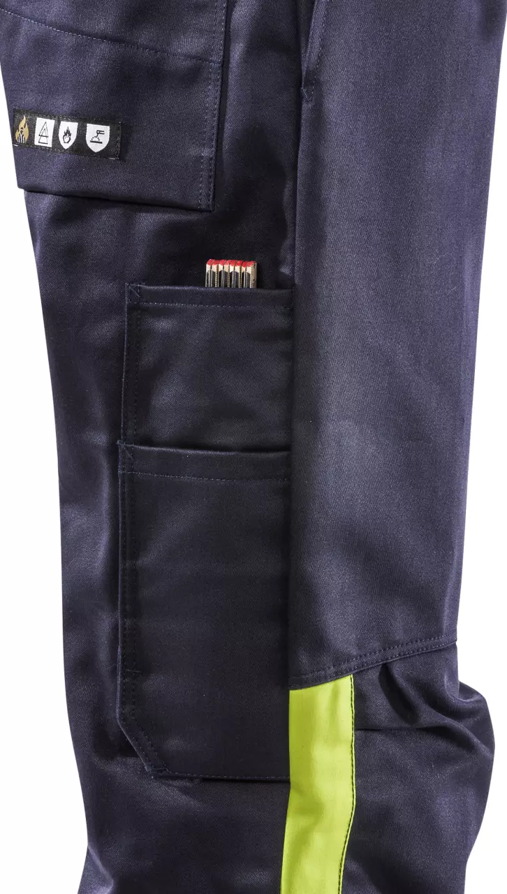 Fristads 100330-540, Palosuojatut housut, hitsaus 2031 FLAM, image 3, gallery thumbnail