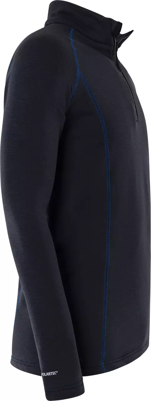 Fristads 111570-940, Polartec® långärmad t-shirt, kort dragkedja 7078 PT, image 5, gallery thumbnail