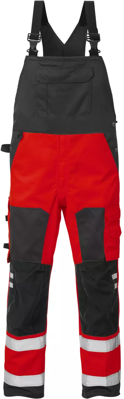 Fristads 101019-396, High vis Hi-Vis Bib Overall Class 2, 1015 PLU, image 1, gallery thumbnail