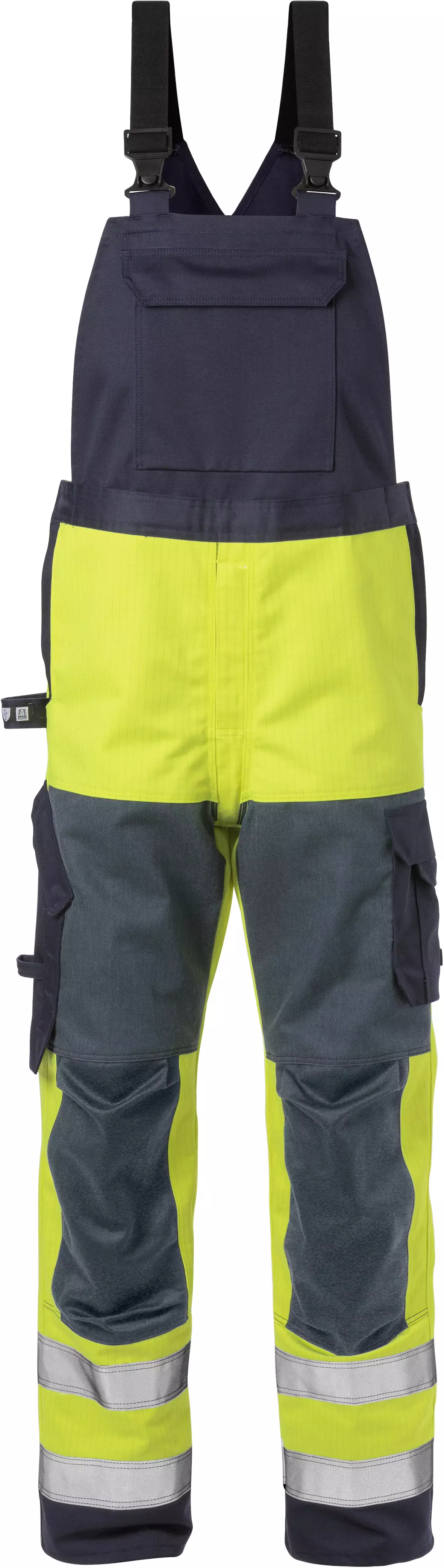 Fristads 125943-171, Flame Retardant High Vis Bib Overall Class 2 1585 FLAM, image 1