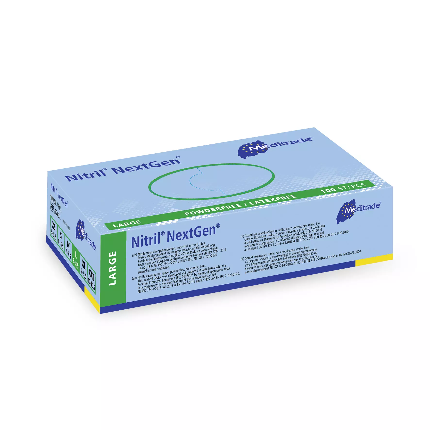 Meditrade 1283, Nitril® NextGen® Untersuchungshandschuh aus Nitril, puderfrei, image 1
