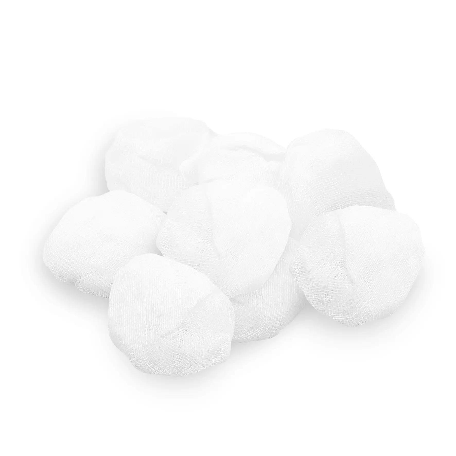 Meditrade 1348, BeeSana® Cotton Gauze Swabs, Without X-Ray Detectable Thread, Non-Sterile, 30 x 30 cm, Round Shape, image 1