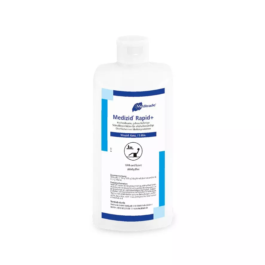 Meditrade 00975, Medizid® Rapid+ Surface Disinfectant, 500ml, image 1, gallery thumbnail