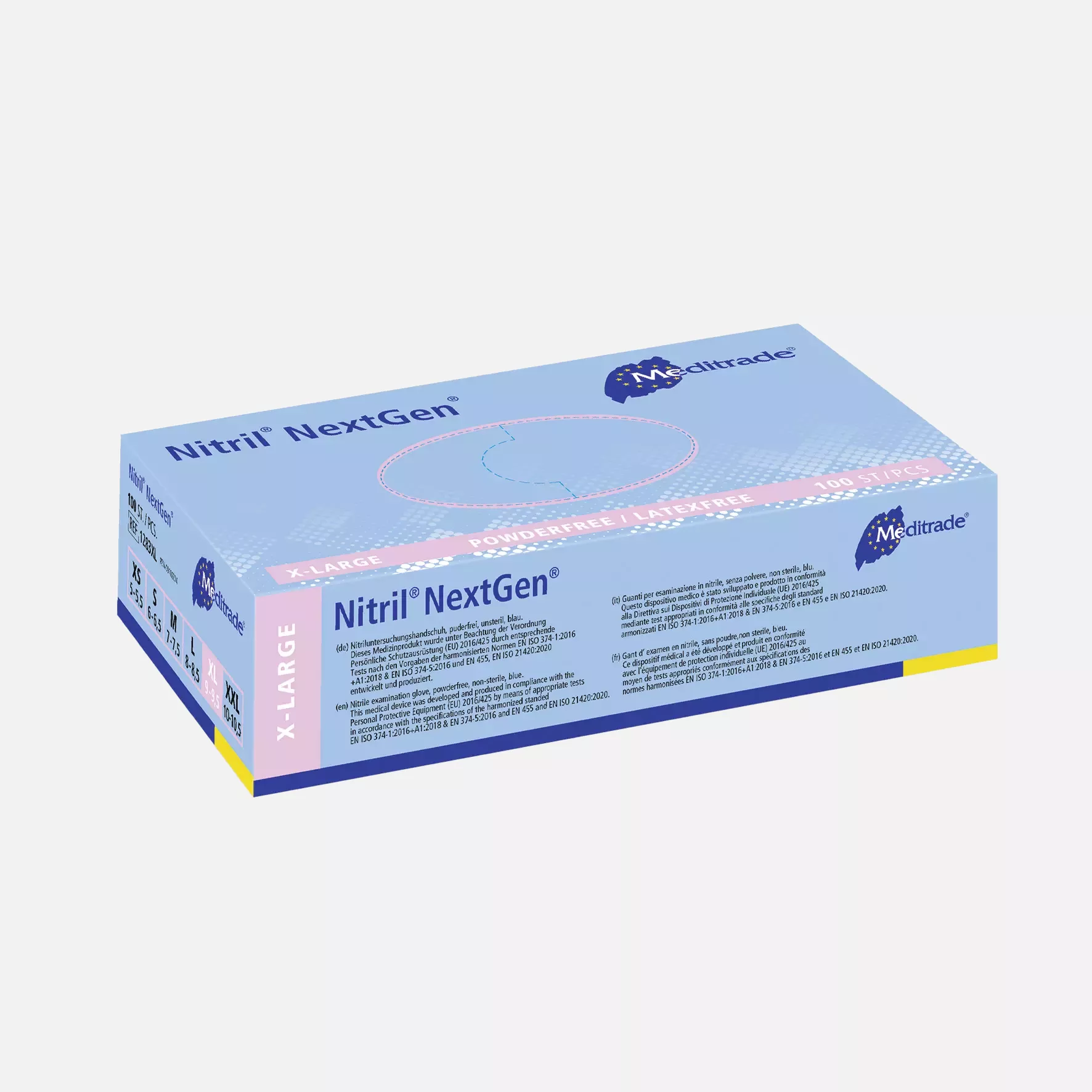 Meditrade 1283, Nitril® NextGen® Untersuchungshandschuh aus Nitril, puderfrei, image 4