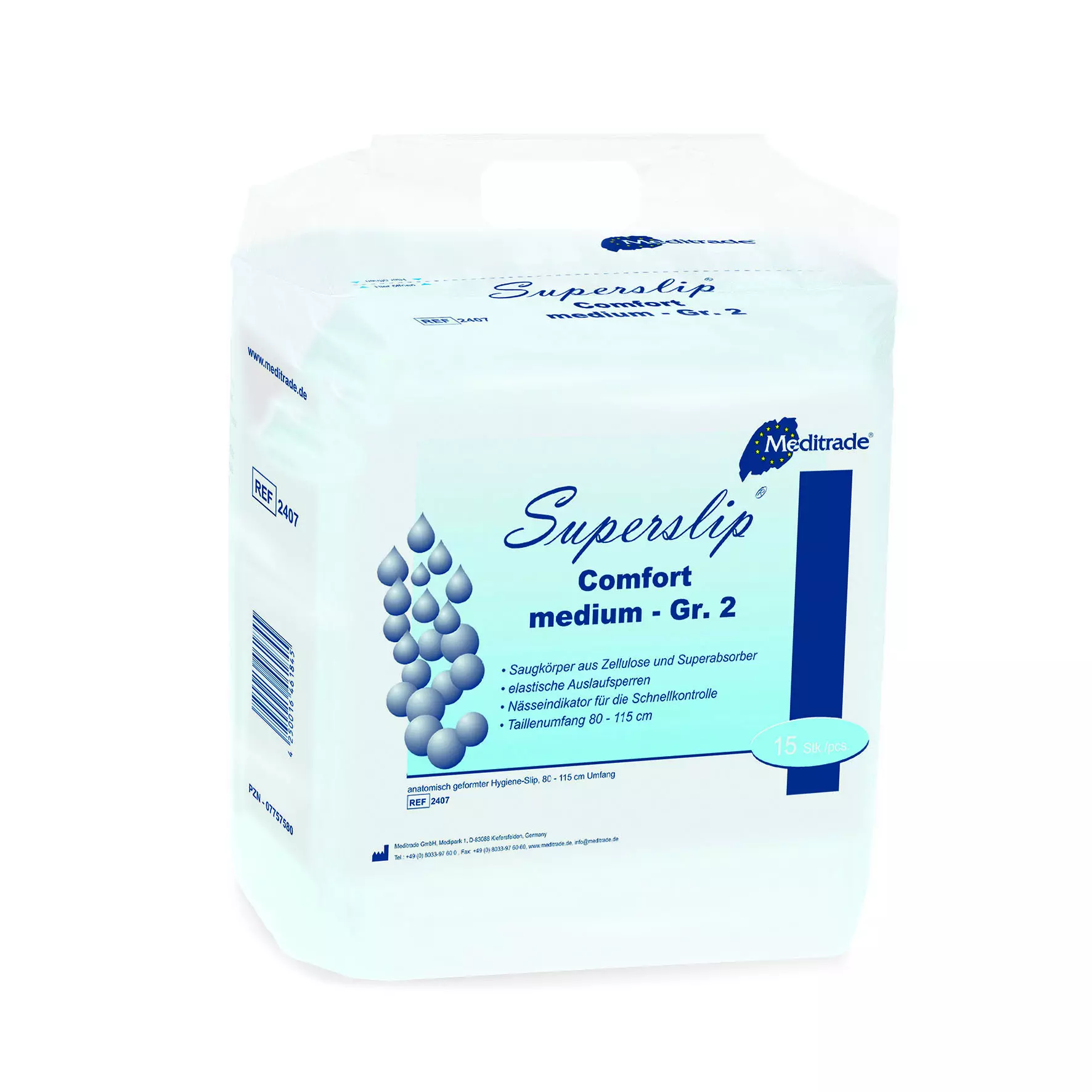 Meditrade 2432, Superslip® Classic Incontinence Brief Large, image 1