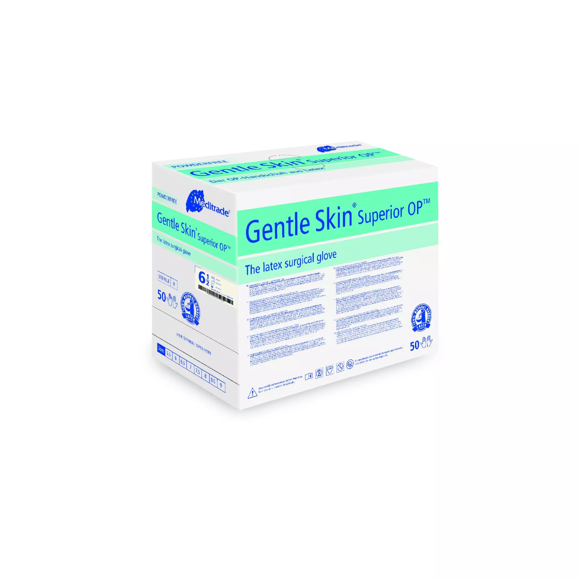 Meditrade 9041, Gentle Skin Superior OP™ Latex Glove, Powder-Free, image 3