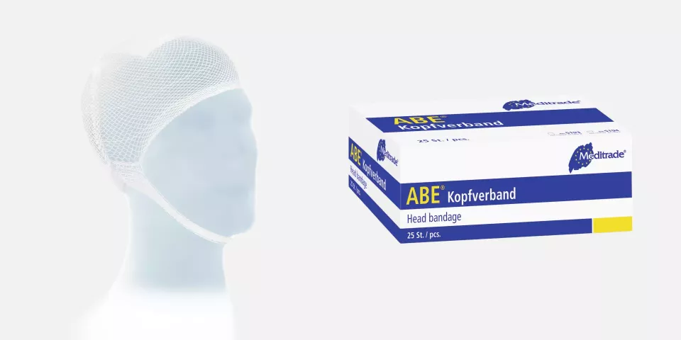 Meditrade 5193, ABE® Head Bandage, Size M, image 1, gallery thumbnail