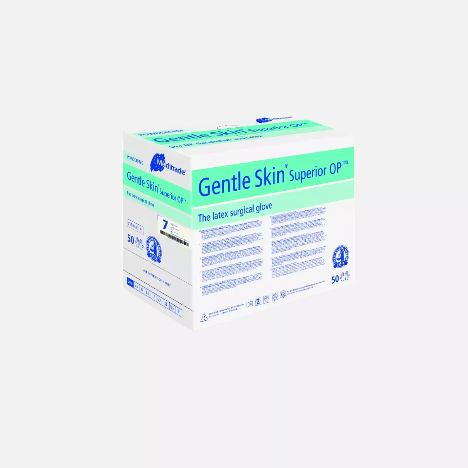Meditrade 9041, Gentle Skin Superior OP™ Latex Glove, Powder-Free, image 4, gallery thumbnail