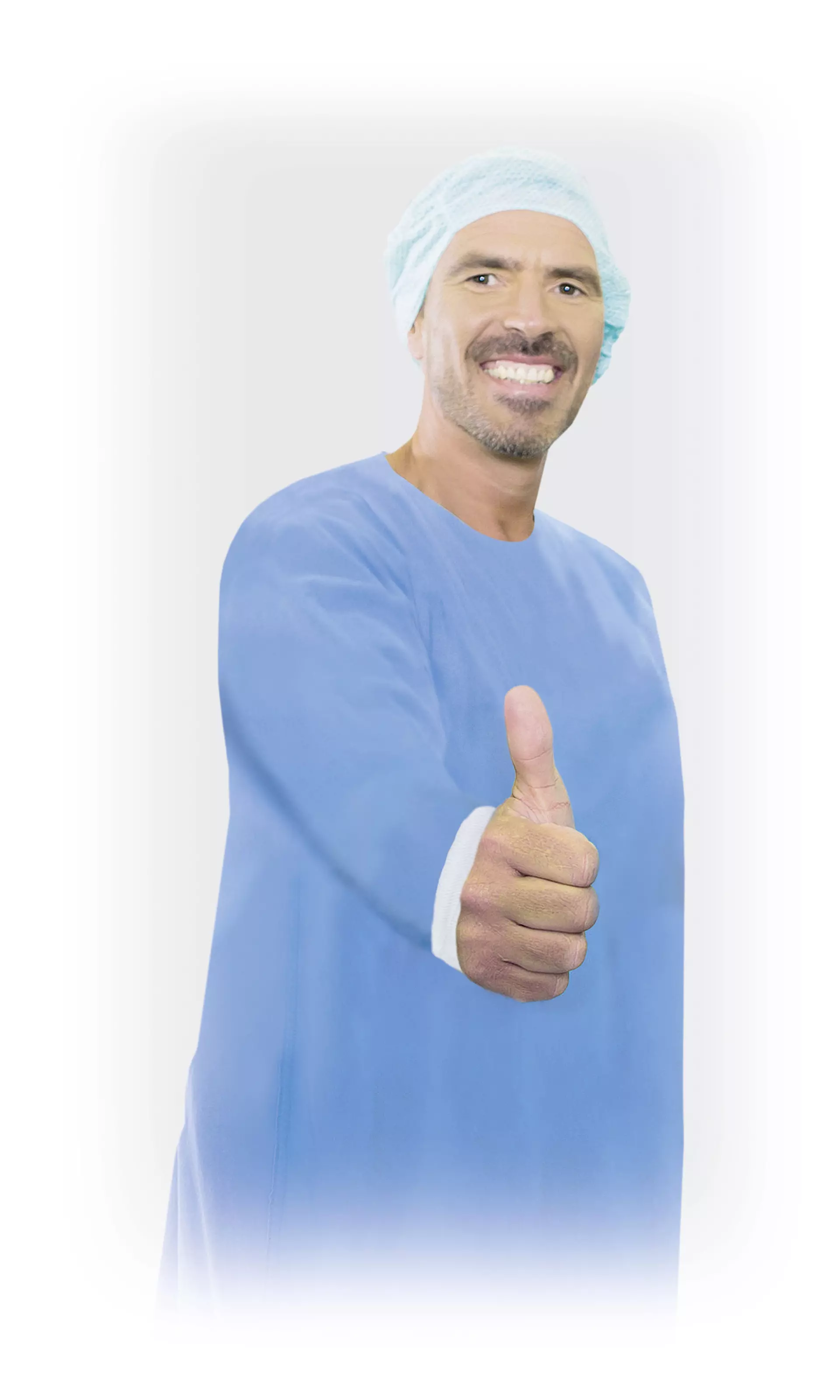 Meditrade 3597, BeeSana® SMS Coverall 40 g, Extra Strong Liquid Protection, Blue, image 1