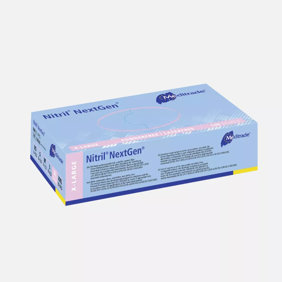 Meditrade 1283, Nitril® NextGen® Untersuchungshandschuh aus Nitril, puderfrei, image 4, gallery thumbnail