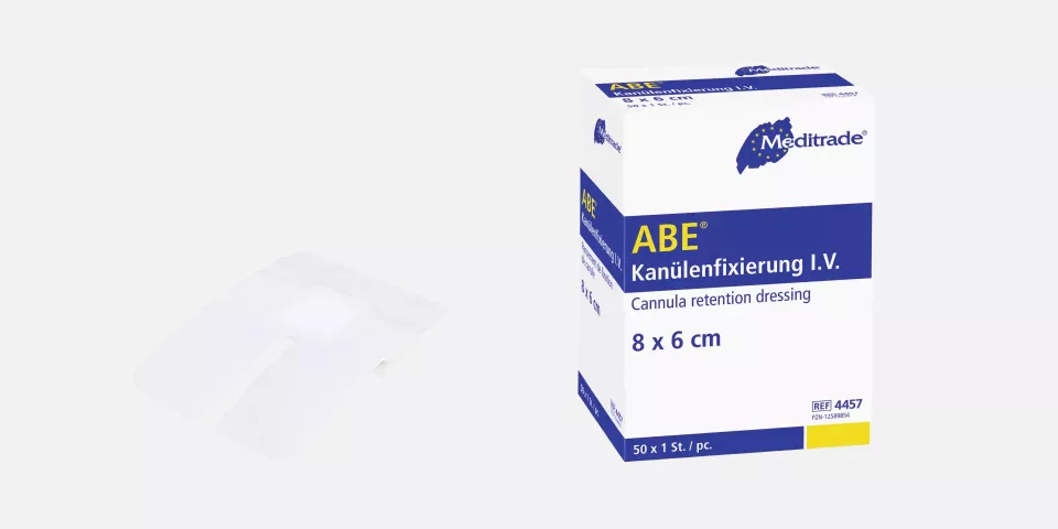Meditrade 4457, ABE® I.V. Cannula Fixation Dressing, image 1, gallery thumbnail