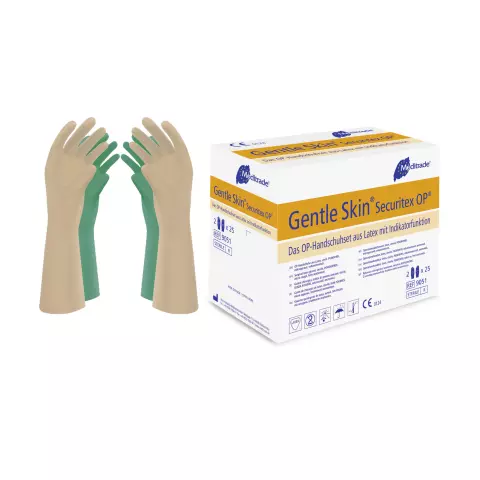 Meditrade Gentle Skin® Securitex® Surgical Latex Glove, Sterile, Powder-Free