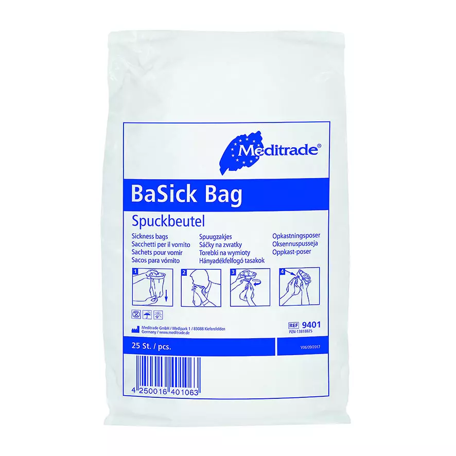 Meditrade 9401, BaSick Bag Spuckbeutel 1500 ml, image 1, gallery thumbnail