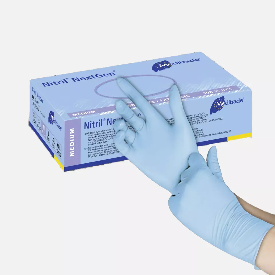 Meditrade 1283, Nitril® NextGen® Untersuchungshandschuh aus Nitril, puderfrei, image 2, gallery thumbnail