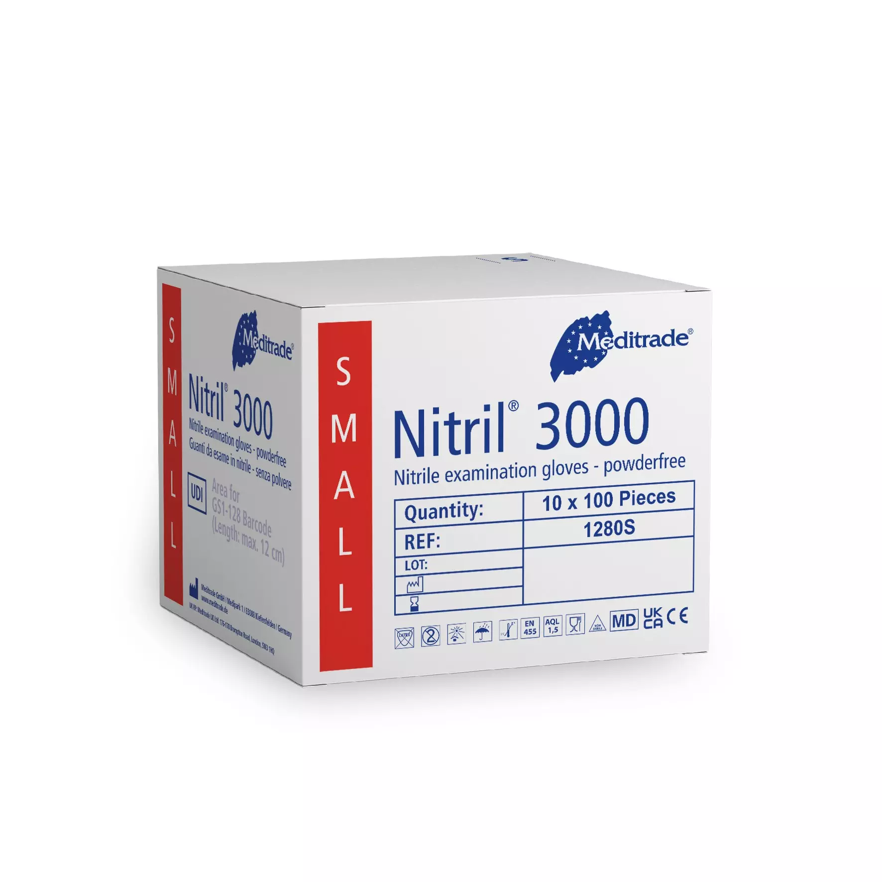Meditrade 1280, Nitril® 3000 Nitrile Examination Glove, Powder-Free, image 3