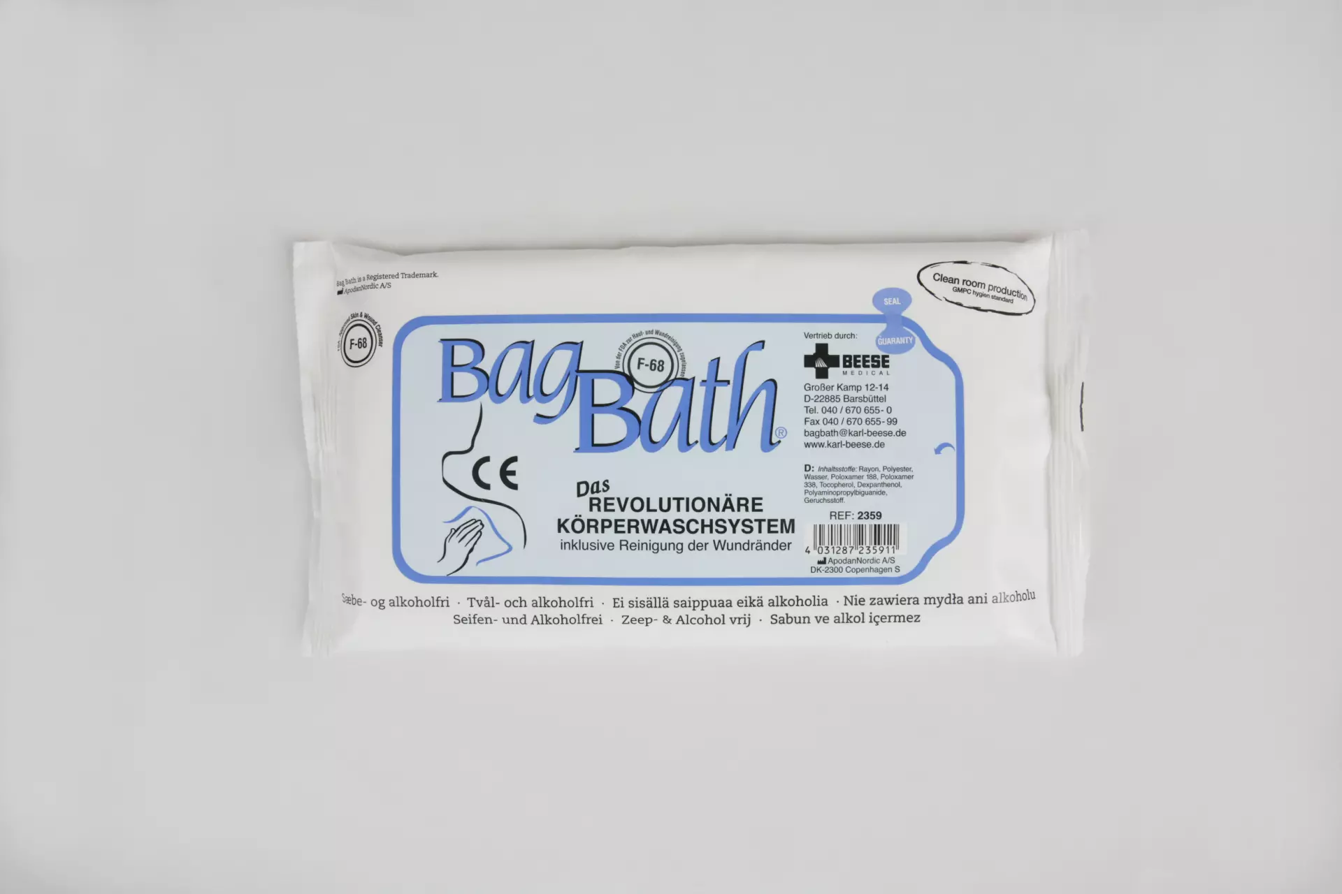 Meditrade 2359, BagBath® Body Washing System, image 1