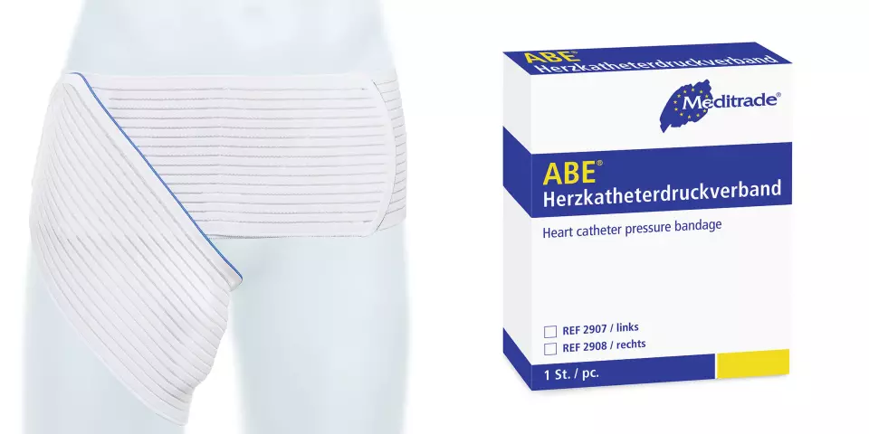 Meditrade 2908, ABE® Heart Catheter Pressure Bandage, Right, image 1, gallery thumbnail