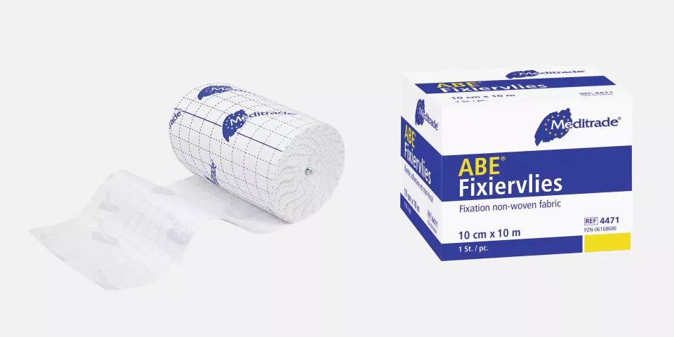 Meditrade 4471, ABE® Fixation Fleece, 10 cm x 10 m, image 1, gallery thumbnail