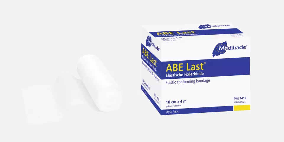 Meditrade 1413, ABE Last® Highly Elastic Conforming Bandage, 12 cm x 4 m, image 1, gallery thumbnail