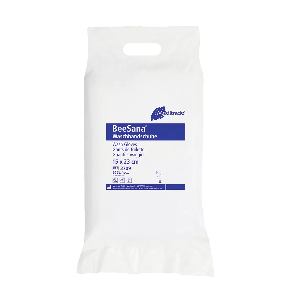 Meditrade 3709, Disposable Washing Mitt, image 1