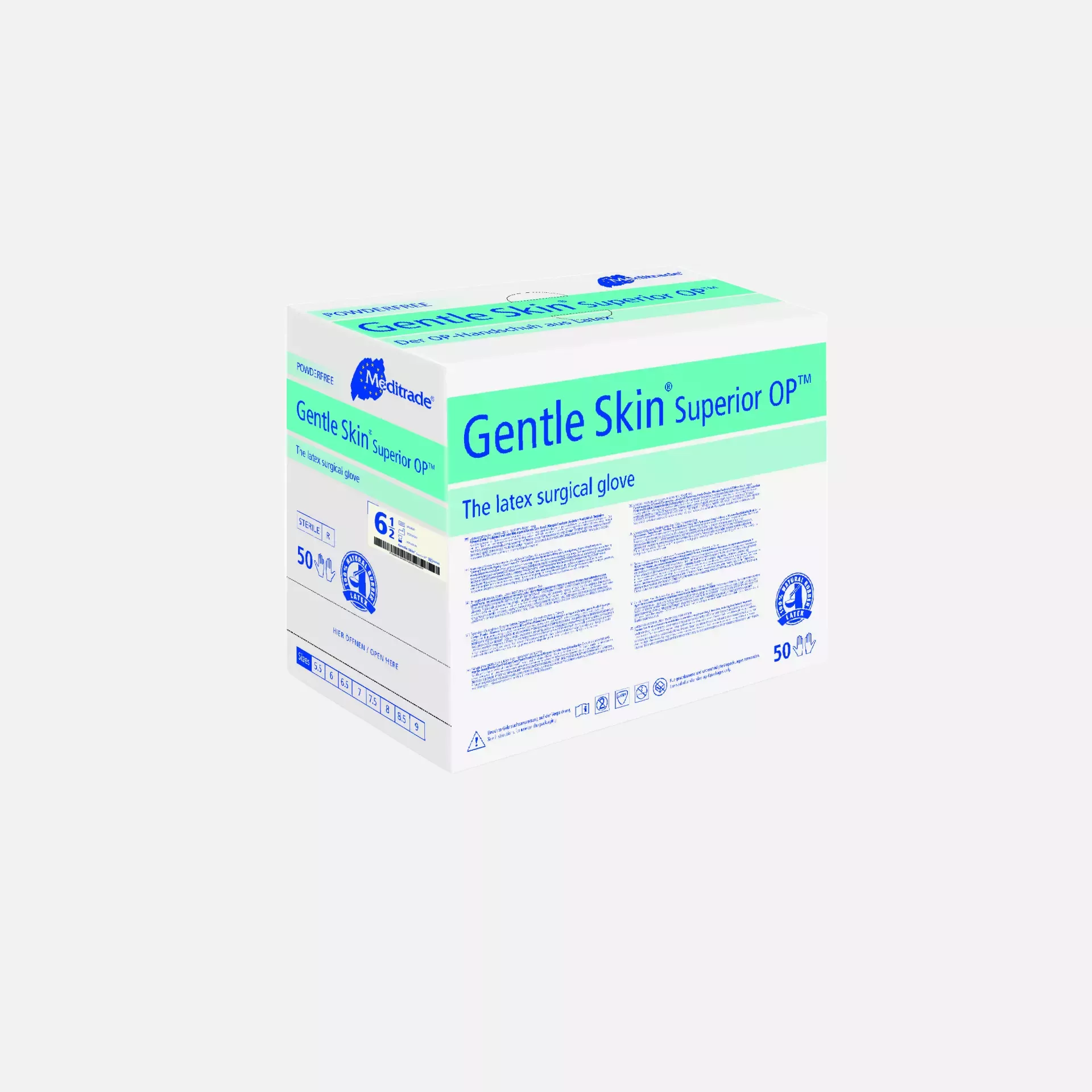 Meditrade 9041, Gentle Skin Superior OP™ Latex Glove, Powder-Free, image 3