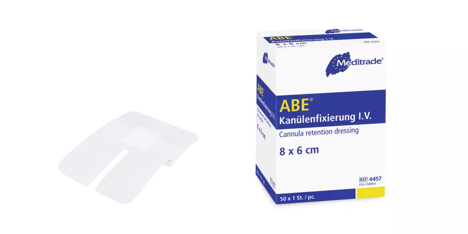 Meditrade 4457, ABE® I.V. Cannula Retention Dressing, image 1, gallery thumbnail