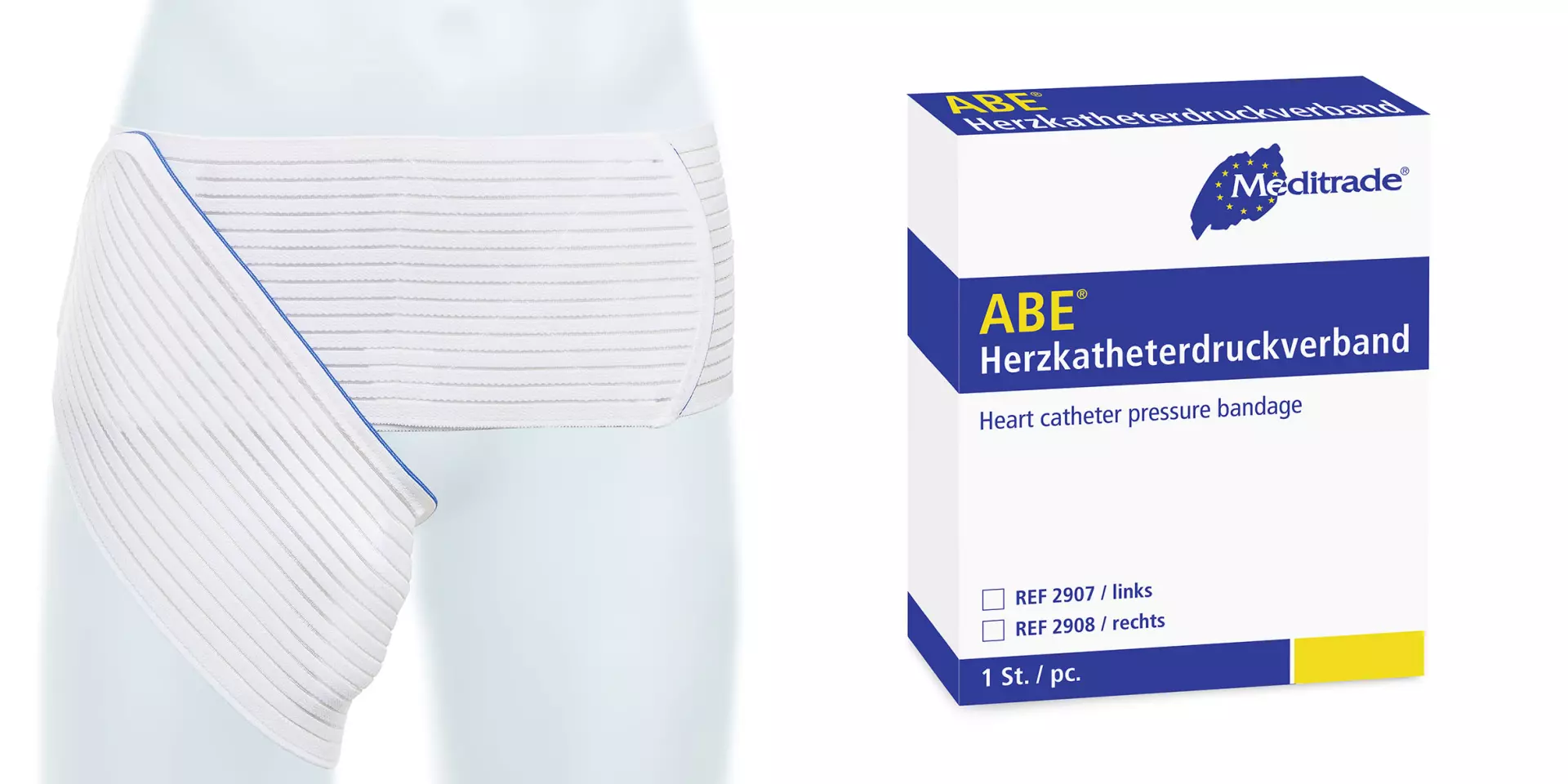 Meditrade 2908, ABE® Heart Catheter Pressure Bandage, Right, image 1
