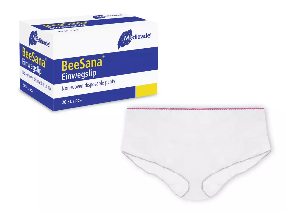 Meditrade 2253, BeeSana® Disposable Panty, 58 62 cm, Green, image 1, gallery thumbnail