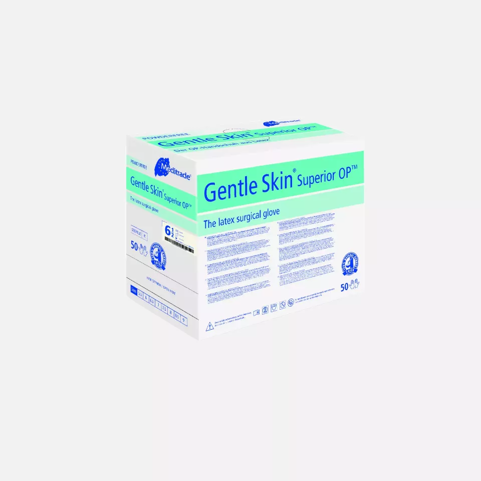 Meditrade 9041, Gentle Skin Superior OP™ Latex Glove, Powder-Free, image 3, gallery thumbnail