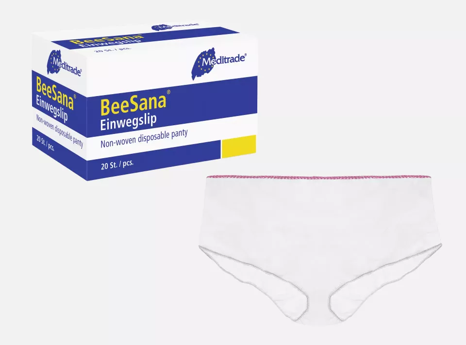 Meditrade 2254, BeeSana® Disposable Brief, 62 64 cm, Red, image 1, gallery thumbnail