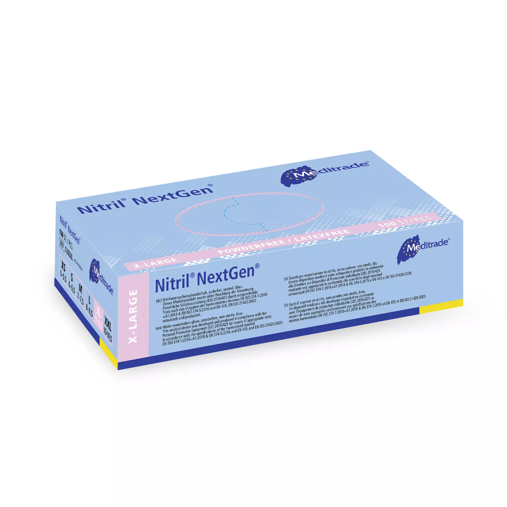 Meditrade 1283, Nitril® NextGen® Untersuchungshandschuh aus Nitril, puderfrei, image 4