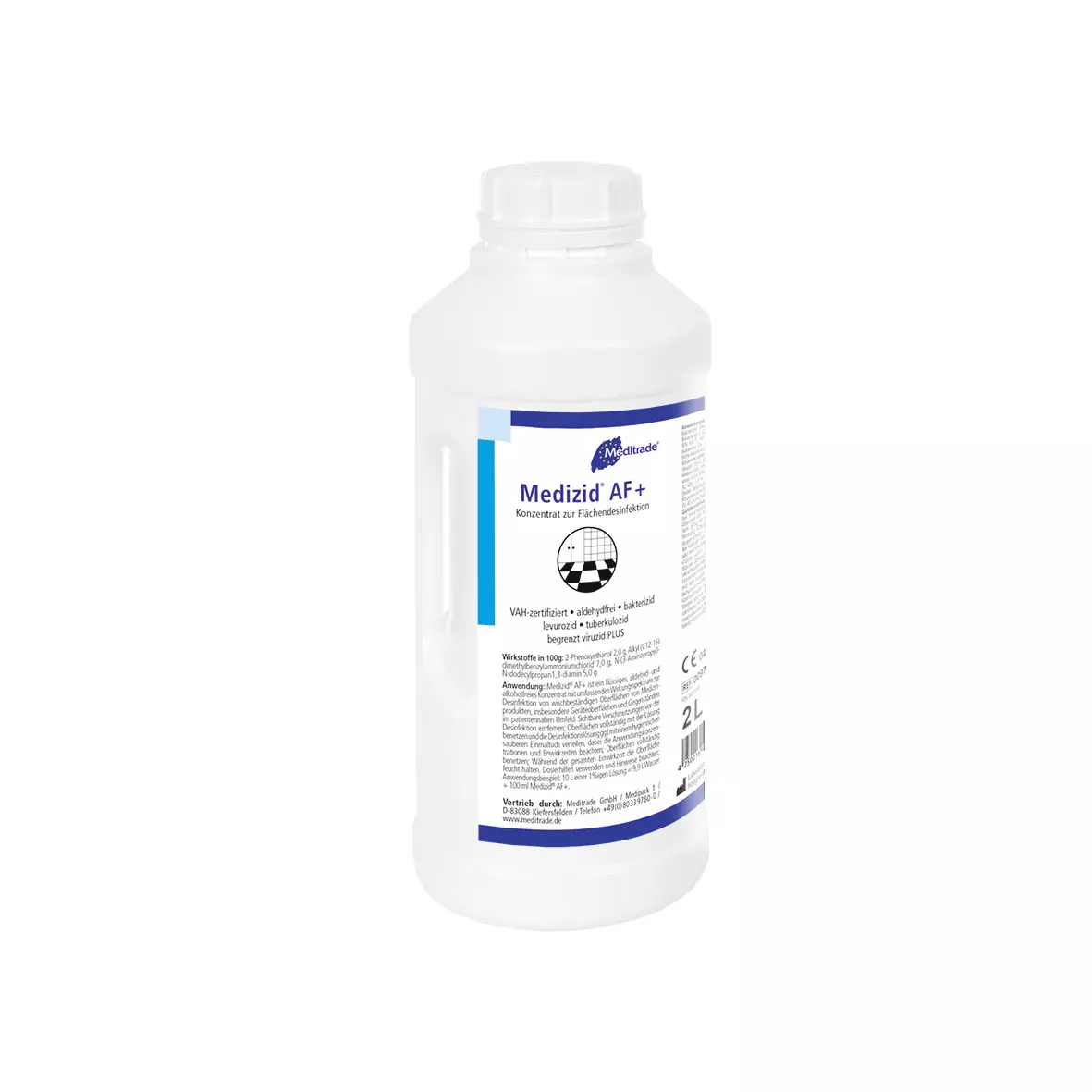 Meditrade 00972, Medizid® AF+ Aldehyde-Free Surface Disinfectant, 2 L, image 1