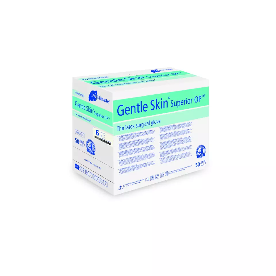 Meditrade 9041, Gentle Skin Superior OP™ Latex Glove, Powder-Free, image 2, gallery thumbnail