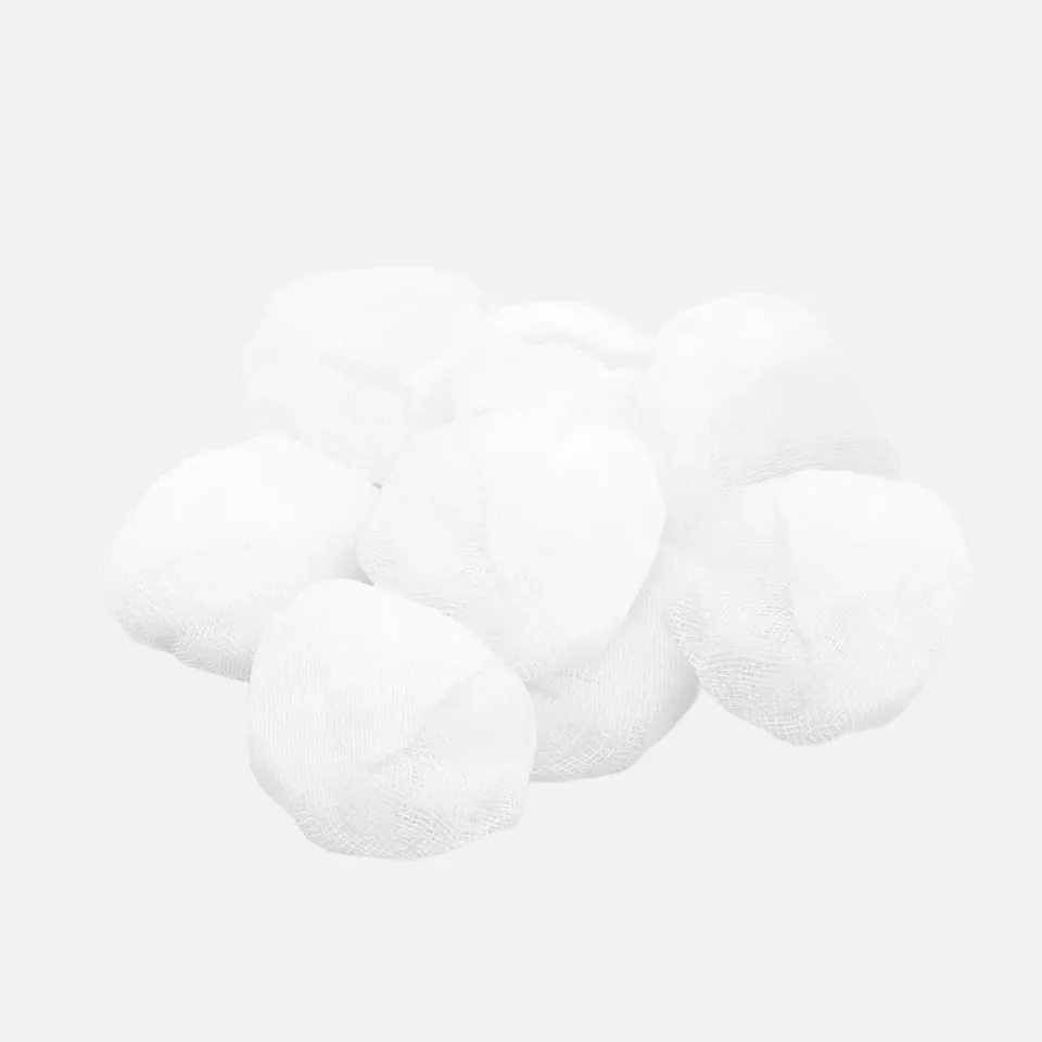 Meditrade 1165, BeeSana® Gauze Ball, Without X-ray Detectable Thread, Sterile, 25 x 26 cm, Hat Shape, image 1, gallery thumbnail