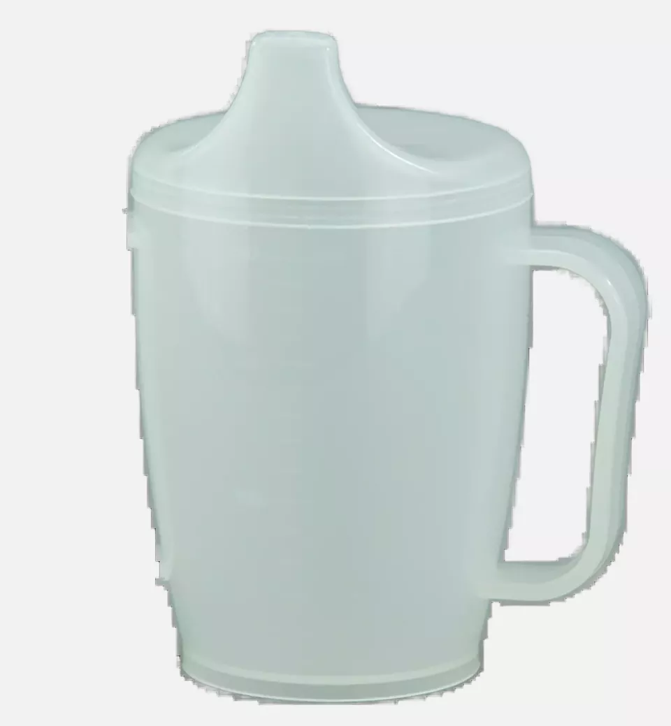 Meditrade 9722, Drinking Cup, with Handle, 12 mm Spout, image 1, gallery thumbnail