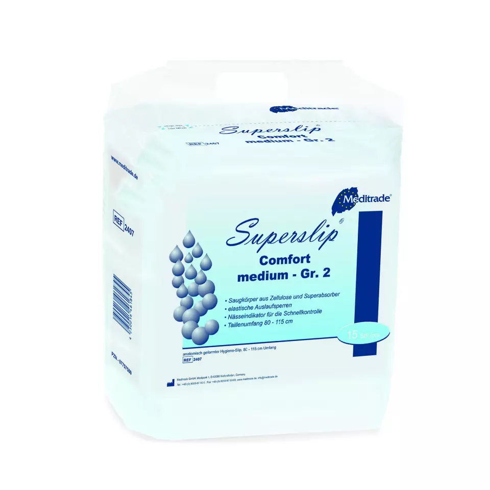 Meditrade 2432, Superslip® Classic Incontinence Brief Large, image 1, gallery thumbnail