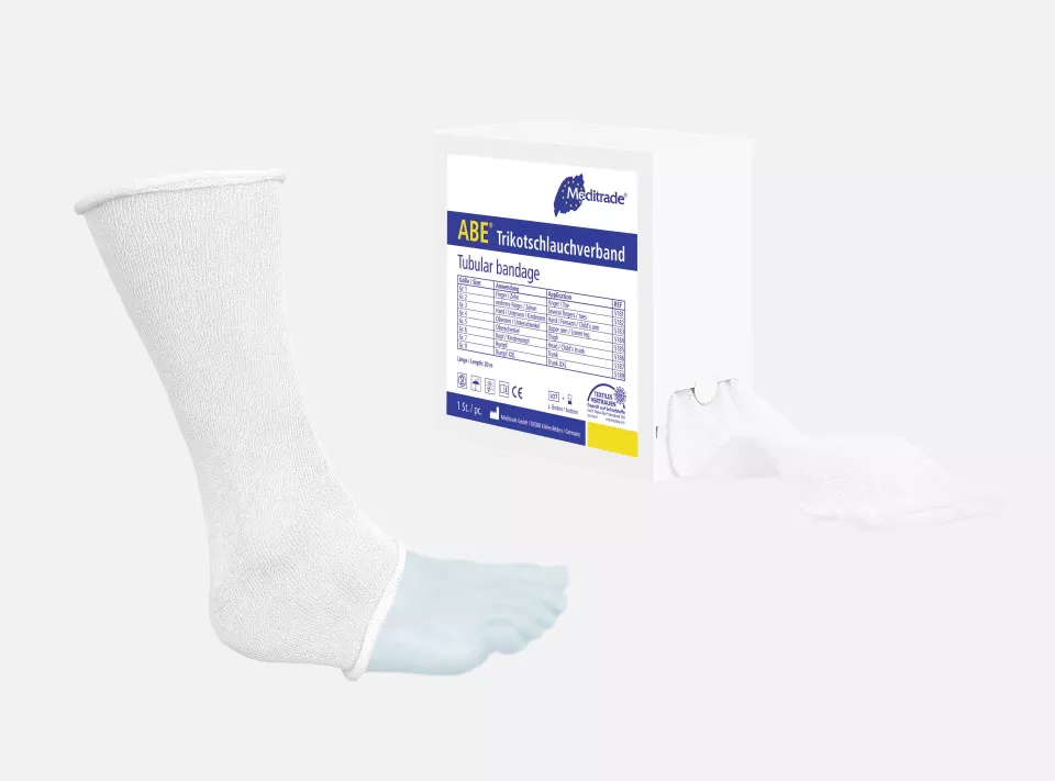 Meditrade 5183, ABE® Tubular Bandage, 4 cm x 20 m, Hand, Forearm, Child's Arm, image 1, gallery thumbnail
