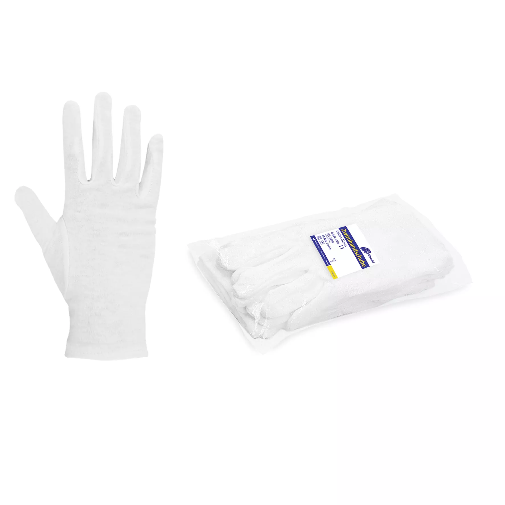 Meditrade 361, Cotton Liner Gloves Made of Pure Cotton, image 1