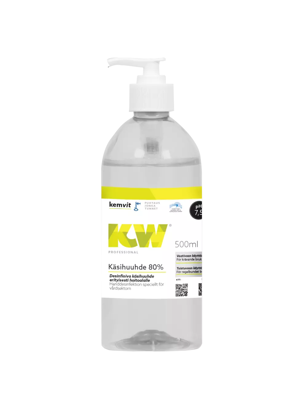 Kemvit 1838705, KW Hand Sanitizer 80% 500ml, image 1, gallery thumbnail