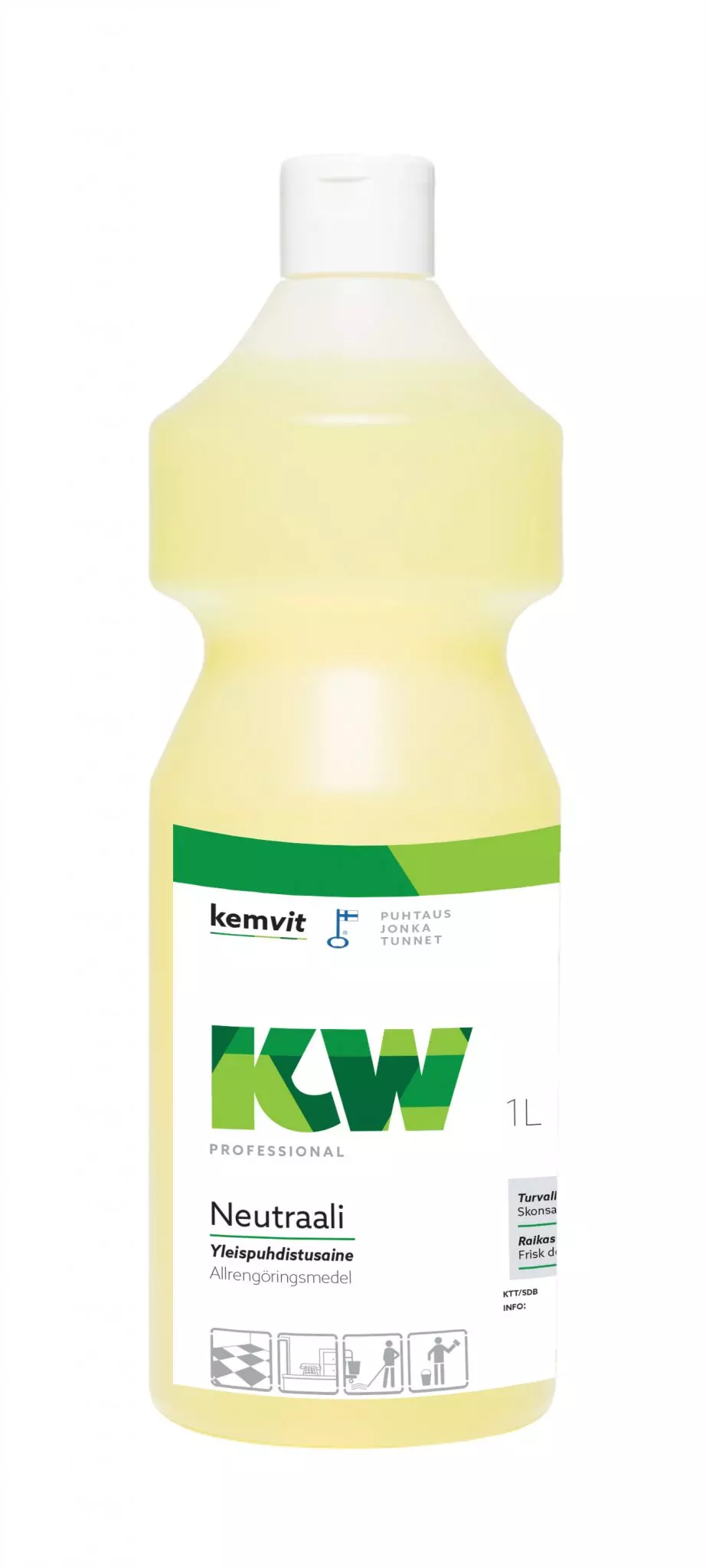 Kemvit 184011, KW NEUTRAALI 1L All-purpose cleaner, image 1, gallery thumbnail