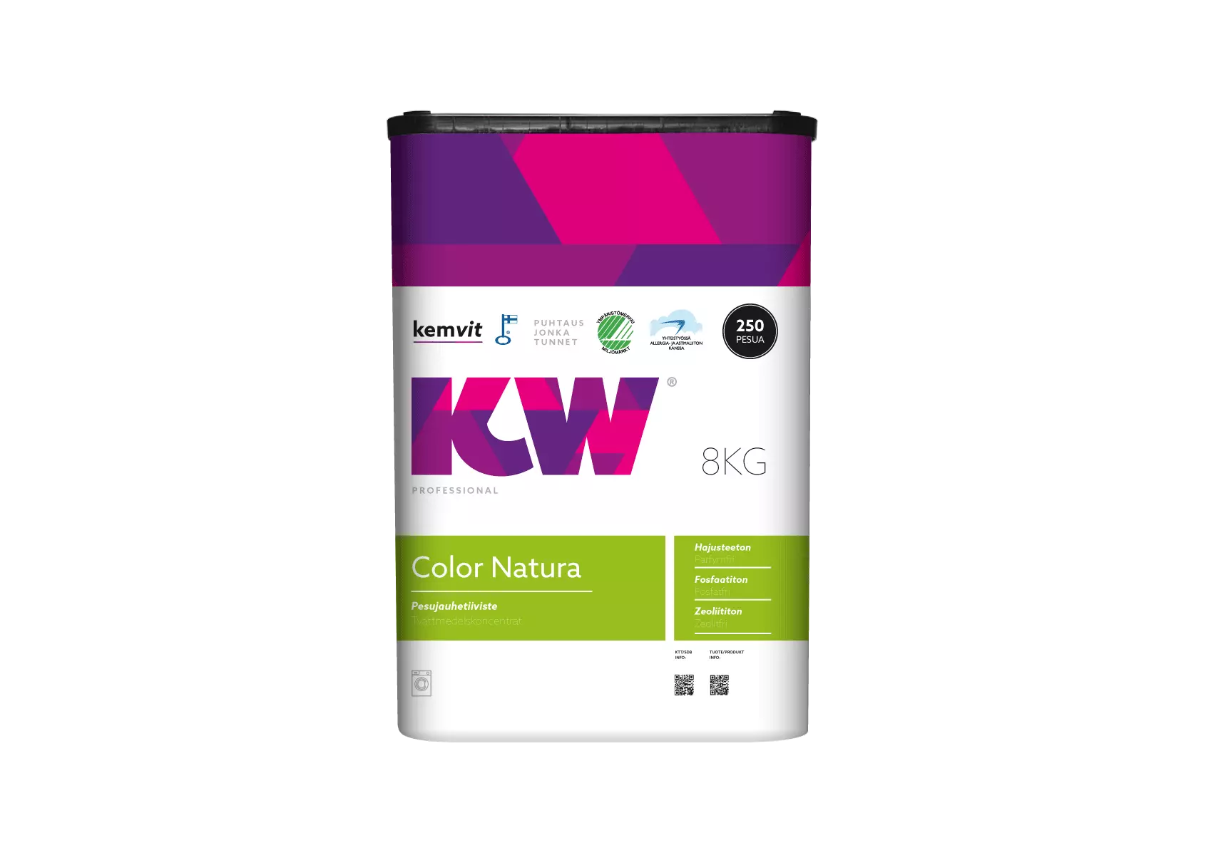 Kemvit 183698, KW COLOR NATURA 8kg Pesujauhetiiviste, image 1